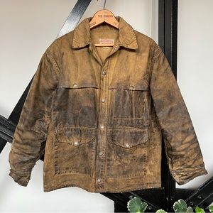 Vintage Filson Tin Cloth Cruiser Jacket 1950s 40s